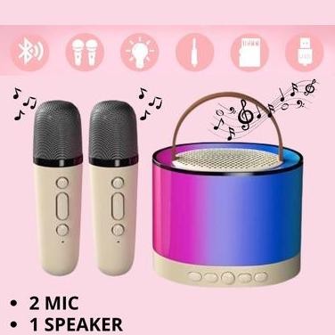 Speaker Bluetooth / Speaker Mic Karaoke / Speaker Portable Mini / Speaker Mini Bluetooth Led / Micro