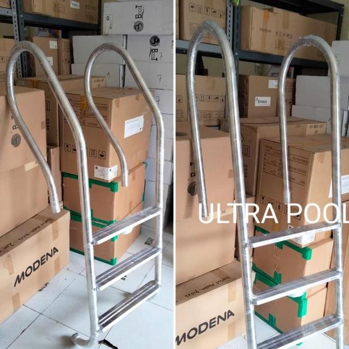 Tangga Kolam Renang Stainless 3 Step
