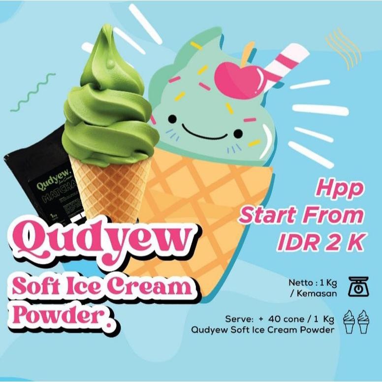 

Powder Soft Ice Cream Matcha Qudyew 1Kg