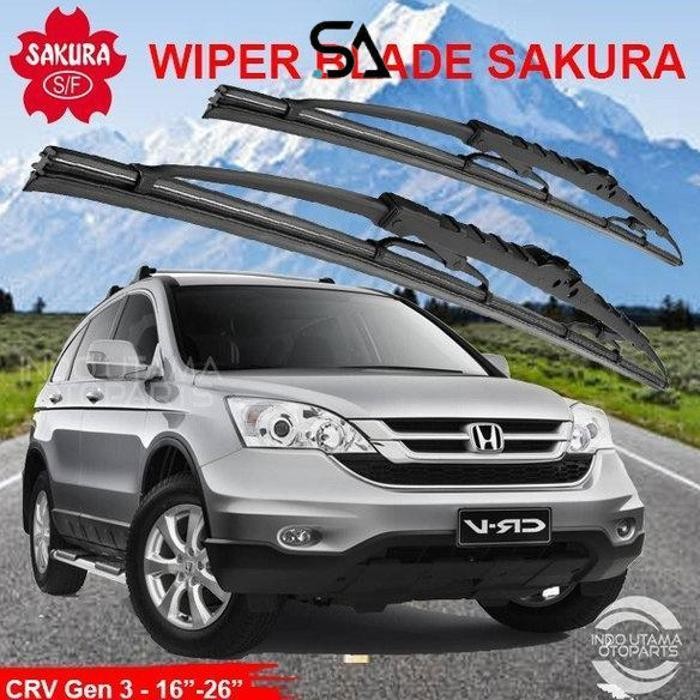 Promo Wiper Kaca Depan Crv Gen 3 Wiper Mobil Sakura