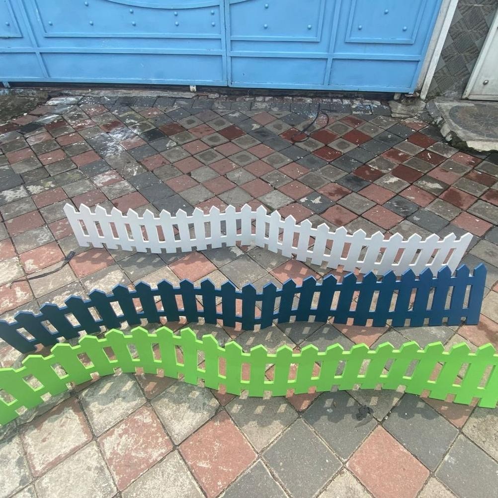 NEW!!! pagar dekorasi pagar panjang -+ 220cm tinggi 30cm warna warni pagar taman pagar pojok baca pa
