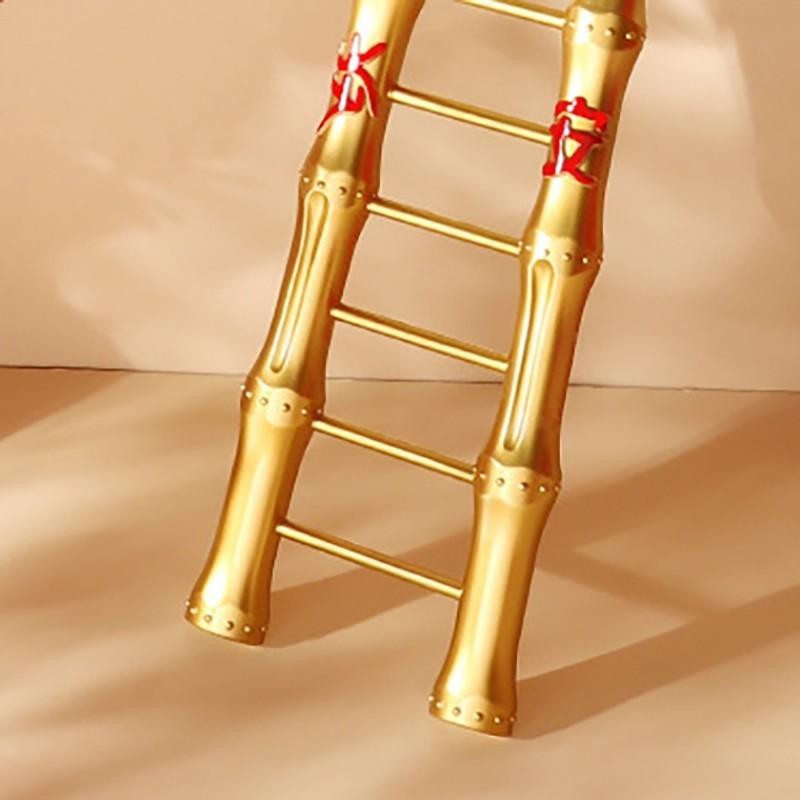 Ornamen Imlek Dekorasi Tangga Bambu Yang Lebih Tinggi Dan Lebih Tinggi Hiasan Dekorasi Imlek