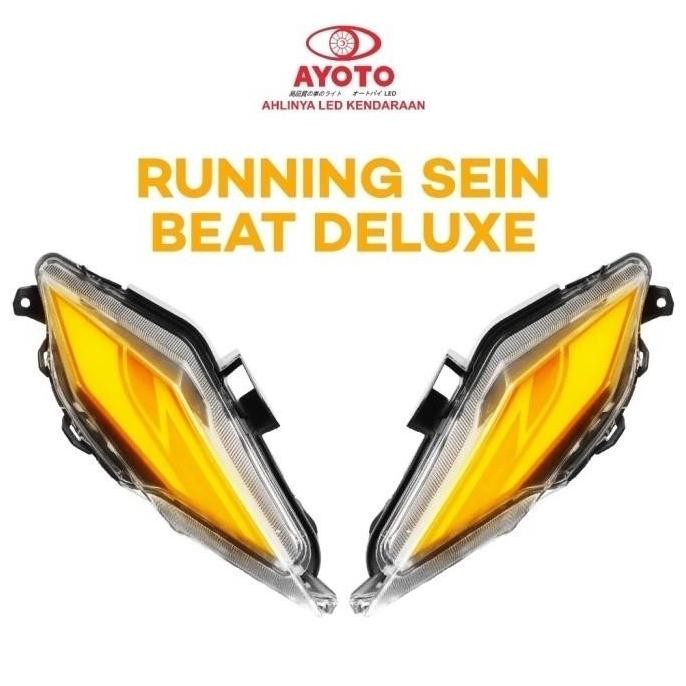 SEPASANG LAMPU RUNNING SEIN BEAT DELUXE RGB NEW ITEM
