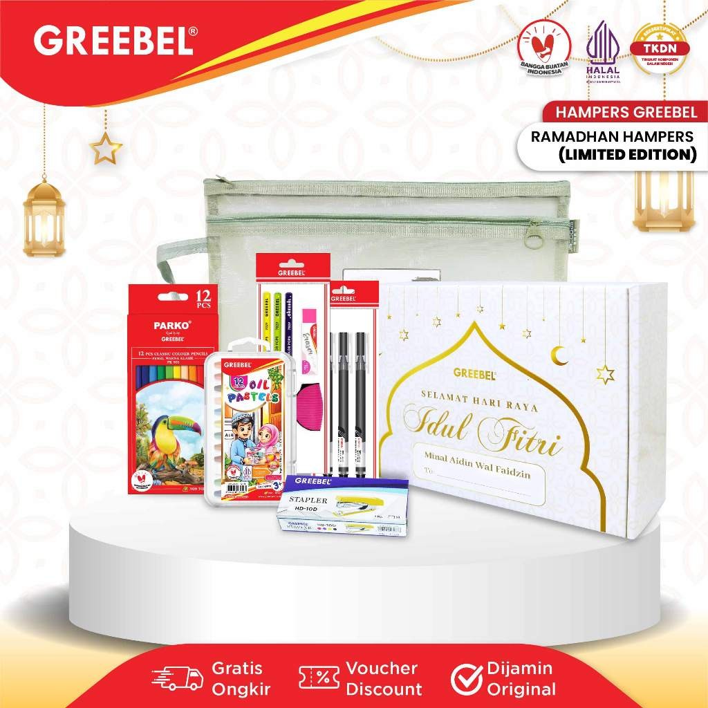 

GREEBEL Hampers Ramadhan Limited Edition / Alat tulis / Alat Mewarnai
