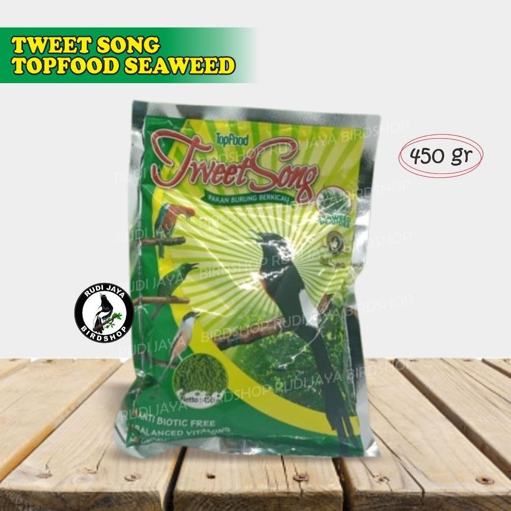 Best Seller Hot Sale Tweetsong Tweet Song 450 Gram Topfood Top Food Cokelat Kuning Dan Hijau Rumput 