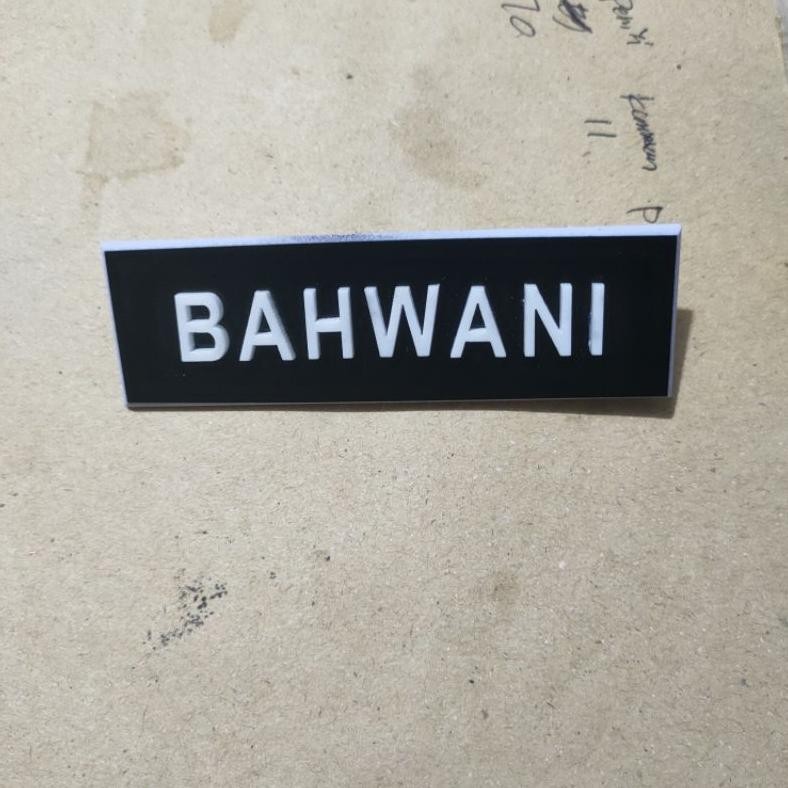 

Gd-8 Sd-46 Nametag Akrilik Timbul / Name Tag Akrilik Timbul / Nametag Huruf Timbul / Name Tag Huruf Timbul / Nama Dada Timbul / Nama Dada Huruf Timbul Sale