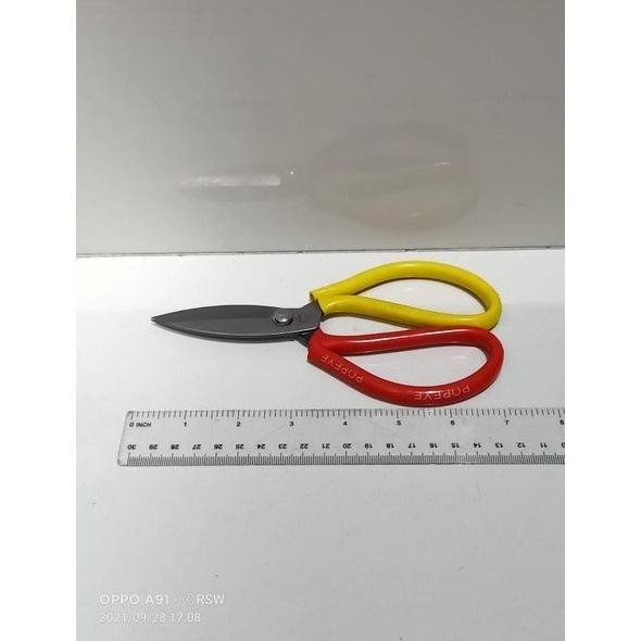 

Ii-99 Df-7 Gunting Kodok Jumbo 7.5 Inch / Gunting Kain Popeye Serbaguna Tailor Scissor Murah