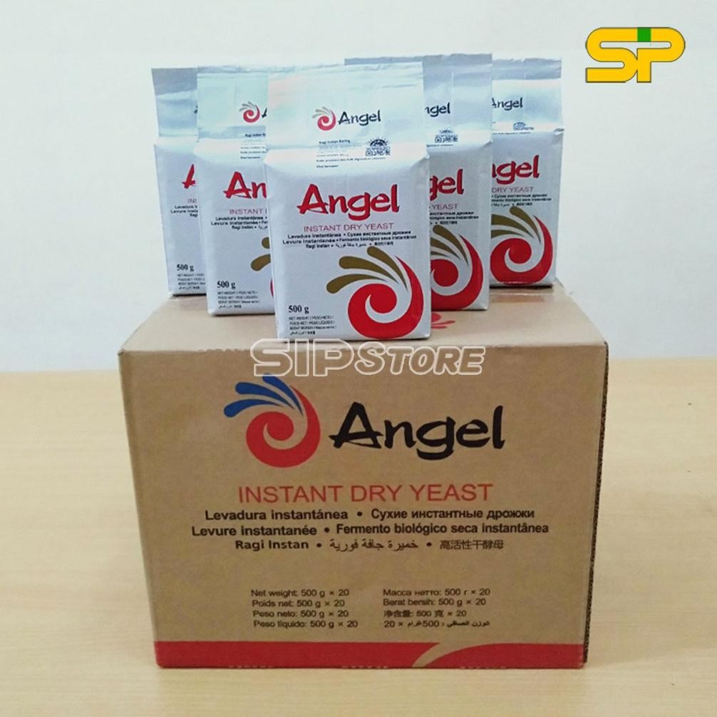 

Ragi Instant "ANGEL" White @500gr / Ragi Instan Pengembang Kue @500gr