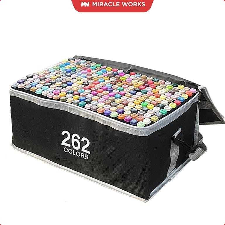 

TERMURAH MW Spidol Warna Warni 1 Set Sketch Marker 2 Tip Touch Marker 60/80/100/120/168/204/262 Warna Siap kirim