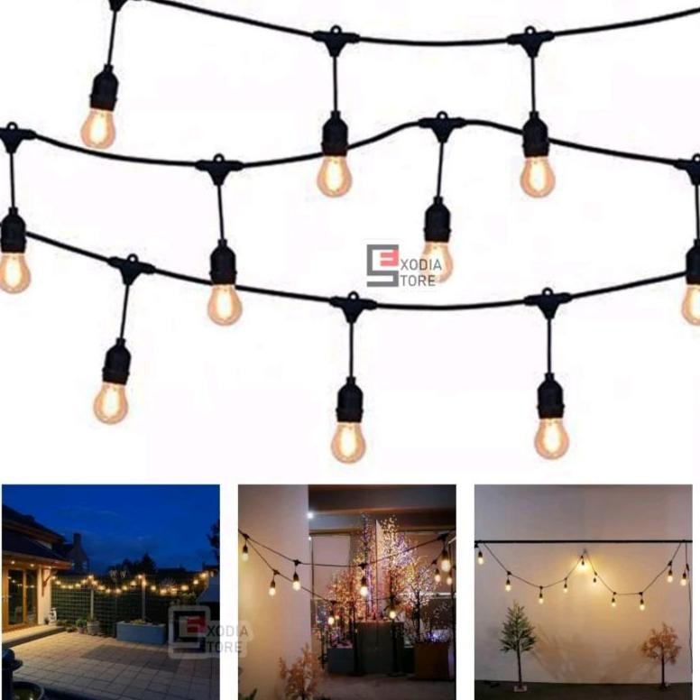 Kabel Fitting Gantung/Pattio Fitting Lampu Outdoor