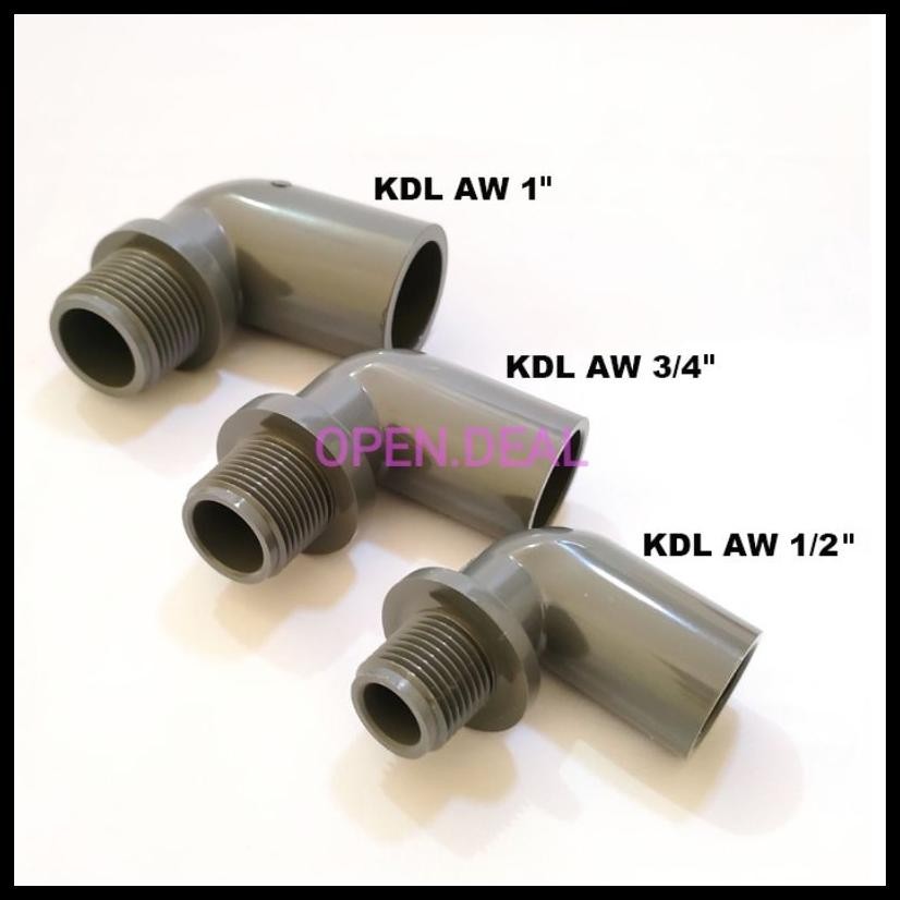 KNIE DRAT LUAR AW 3/4 INCH SCG / KENI DRAT LUAR 0,75 IN PVC/ KNEE DRAT