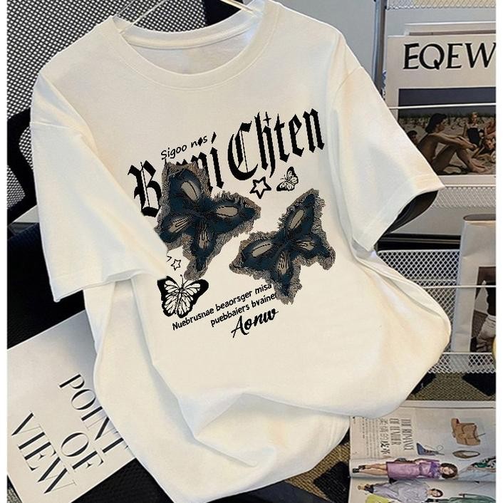 [original] koikoo baju kaos wanita import baju cewek t shirt oversize baju atasan wanita terbaru kao