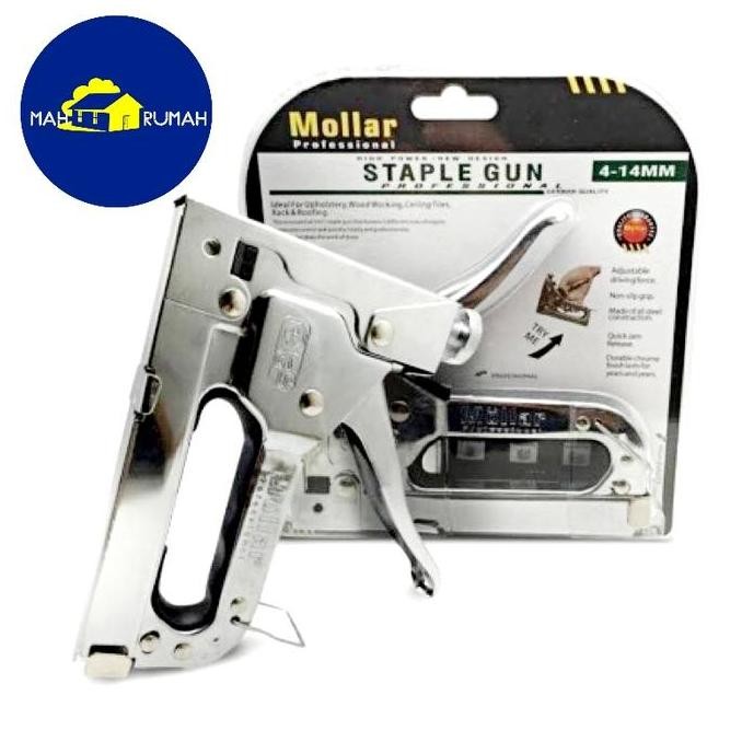 

Staple 3 in 1 Mollar Staples Tembak Stapler Tacker Hekter Heckter [KangOemah]