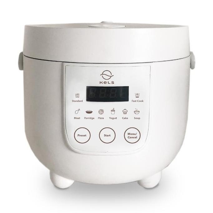 Kels 800 Ml Warner Rice Cooker Multifungsi - Putih Magic Jar Magic Com Penanak Nasi Alat Masak Beras