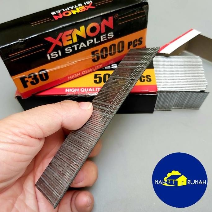 

Isi Refill Staples Paku Tembak Stapler Nailer T I 30mm - XENON F30 [KangOemah]
