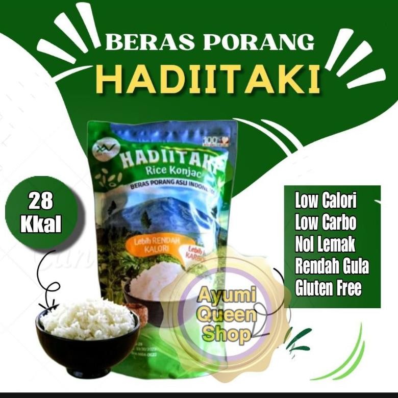 

HADIITAKI BERAS PORANG INSTAN murah 1 Kg Original