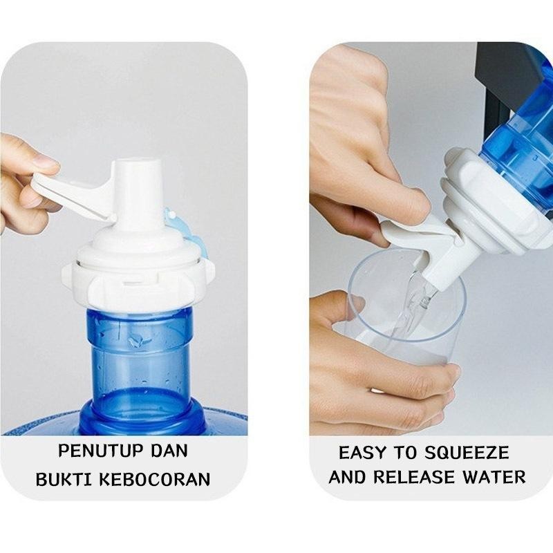 Dudukan Galon Besi Miring/ Kaki Tempat Galon Besi Bonus Keran Anti Karat Import / Rak Galon Besi / T