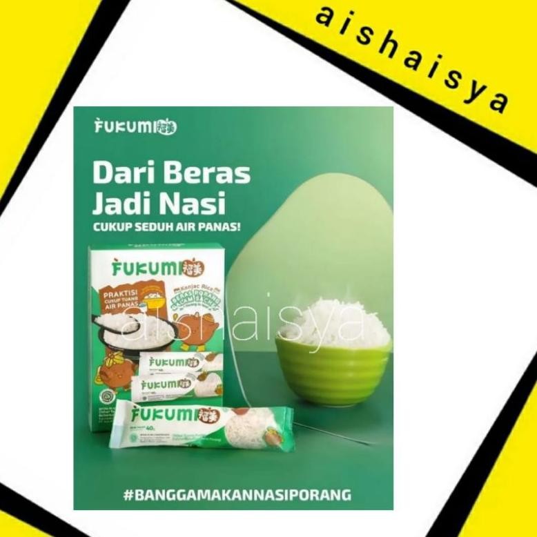 

Fukumi Beras Porang Konjac Rice Shirataki Instan Box 7 Sachet