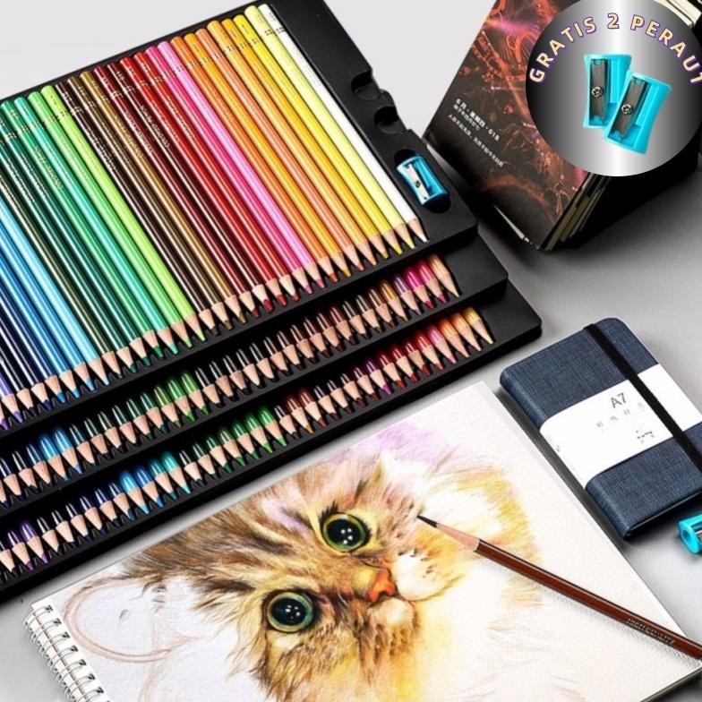 

High Grade Oil Pencil Color Pensil Warna Minyak 48/72/120/150/200 Warna
