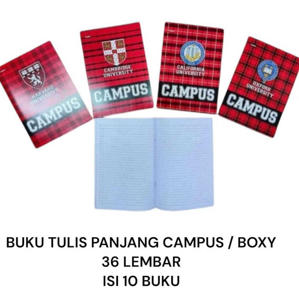 

1 Pack Buku Tulis CAMPUS Panjang 36 Lembar Isi 10 Pcs