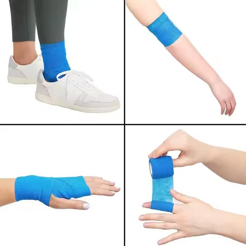 5Cm X 4.5Cm  Finger Tape Perban Perekat Elastis Menulis Perban Jari Olahraga Luar Ruangan Tato Perge