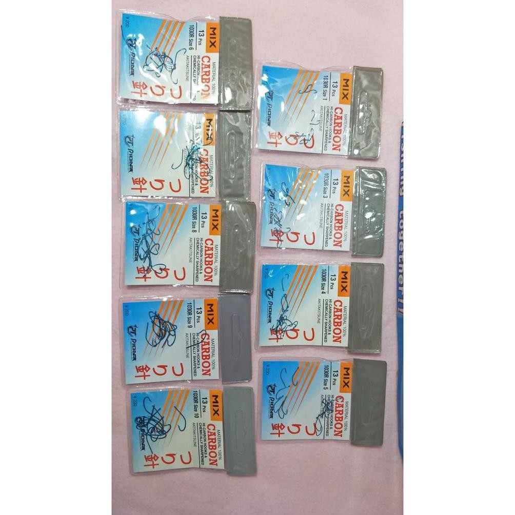 Promo Kail Pancing Pioner Mix Carbon 1030R Akitakitsune Size 0.1 0.3 0.8 1 2 3 4 5 6 7 8 9 10 11 12 