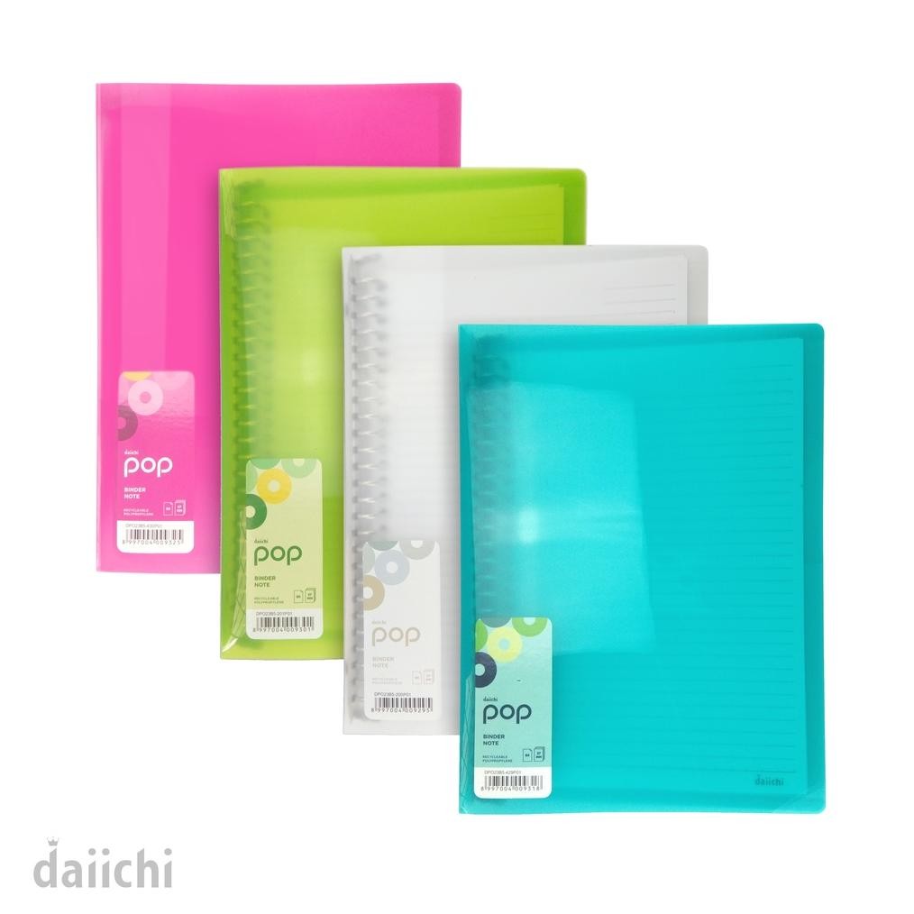 

TERLARIS Daiichi - Binder Note Ring Besi File Buku Binder Isi Kertas Dan Pembatas Dpo Cover Transparan Ukuran A5/B5 Siap kirim
