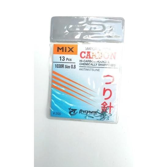 Hemat Kail Pioner Mix Akitakitsune Size 0.1 0.3 0.6 0.8 Kail Berlubang Carbon Kailp000G