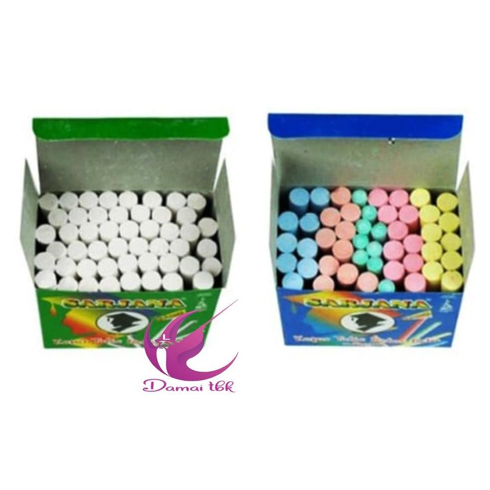 

Hemat 1 Kotak Isi 50 Kapur Tulis Sarjana Putih Warna Racun Shopee