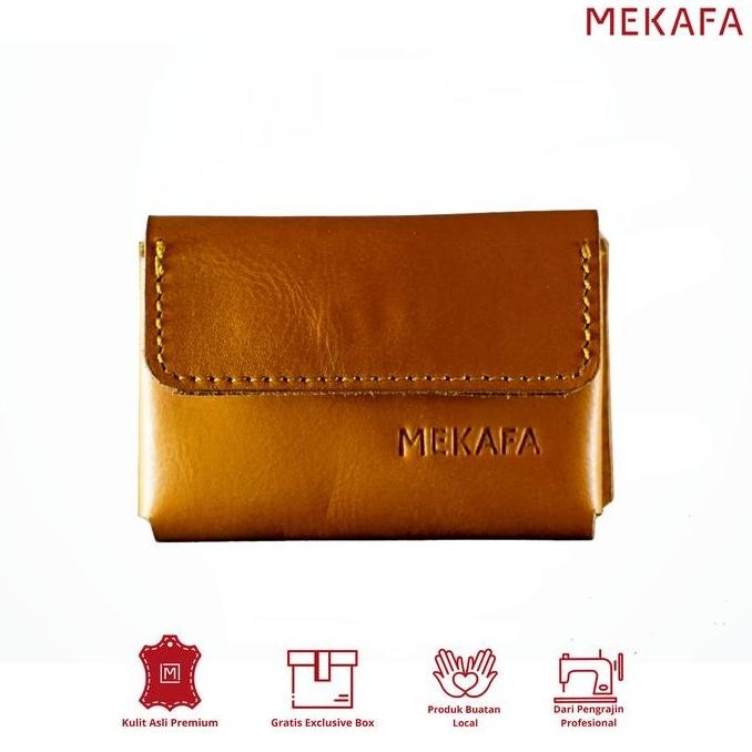 

HOT SALE Tempat Kartu Nama Kulit Asli / Leather Card Case/Card Holder/M-Brown
