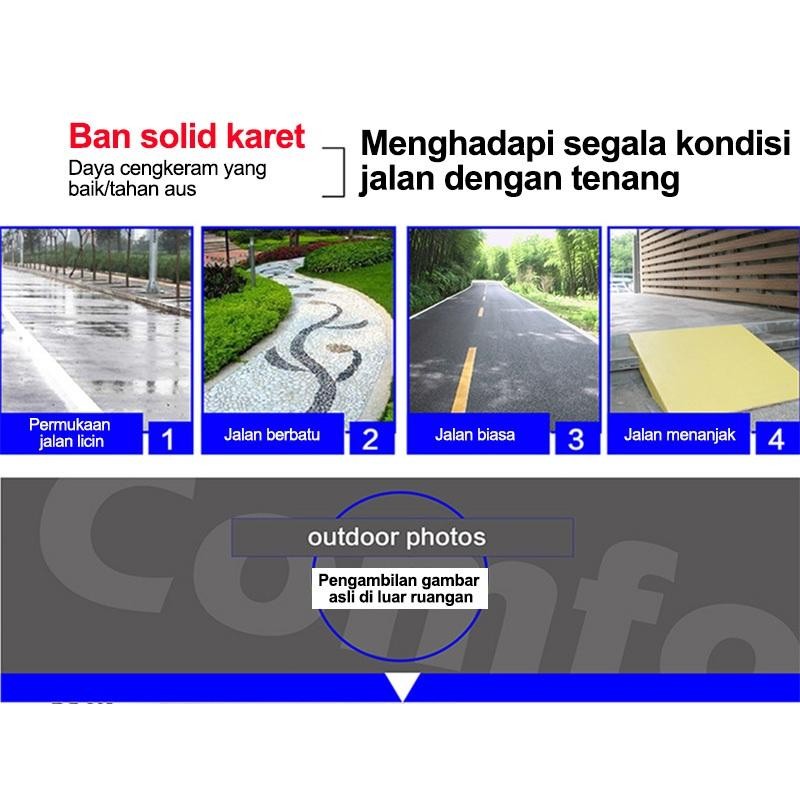 Kursi Roda 20 Inci / Kursi Roda Lipat Portable Traveling Kursi Roda Medis/Kursi Roda Lansia/Kursi Ro