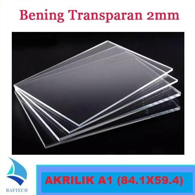 

MURAH Akrilik / Acrylic A1 Tebal 2mm Acrylic Bening Transparan Marga Cipta