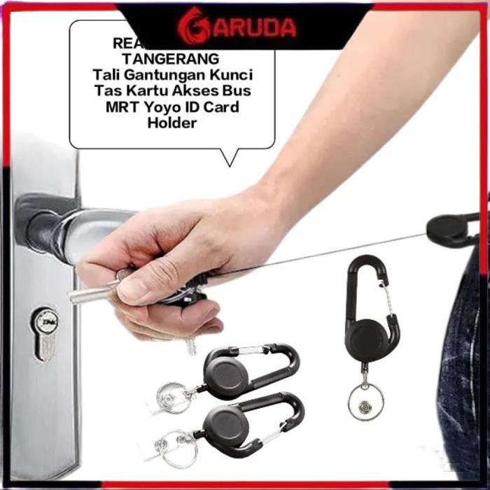 

Promo Rejeki 9393 - New Tali Gantungan Kunci Tas Kartu Akses Bus Mrt Yoyo Id Card Holder