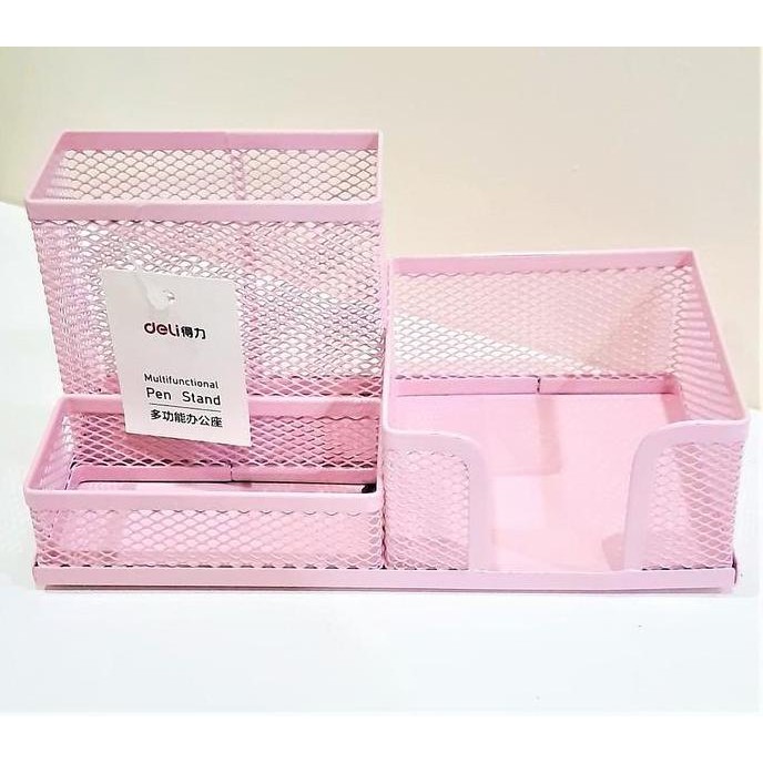 

MURAH PEN STAND TEMPAT ALAT TULIS MEJA SERBAGUNA DELI 9154 SOFT COLOUR
