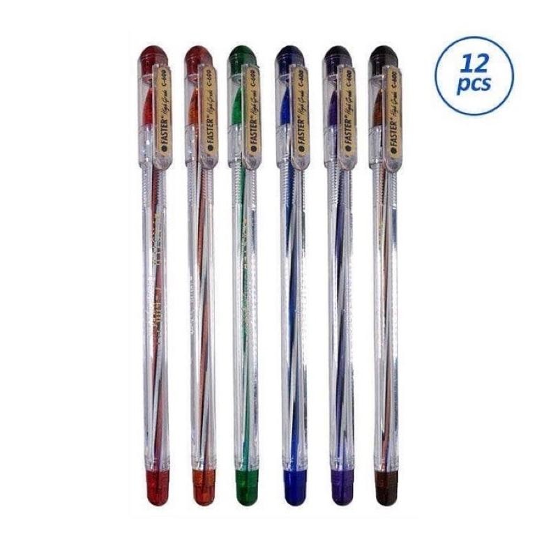 

Terpopuler (1Pack) Pulpen Murah Bulpen Faster C600 0.7Mm