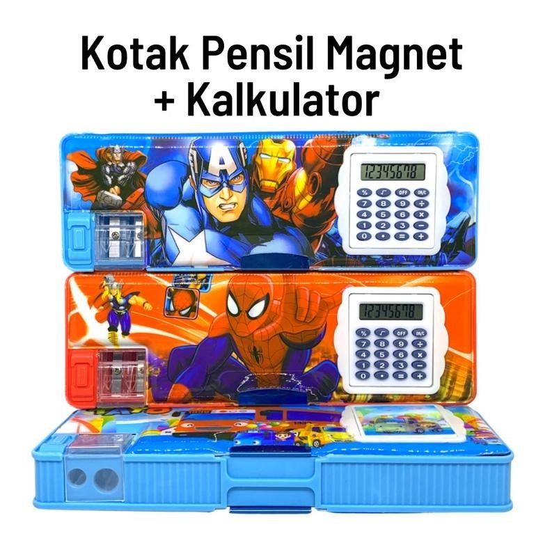 

Tersedia Sekarang Kotak Pensil Magnet + Kalkulator Fancy Karakter