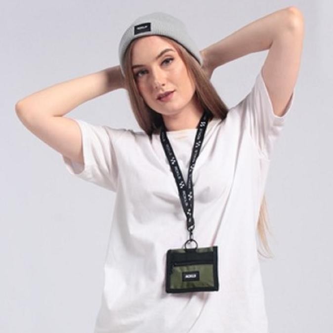 

DISKON RCKLS. Tas Wanita Dompet Kartu Idcard Nametag Biru Uang Cewek