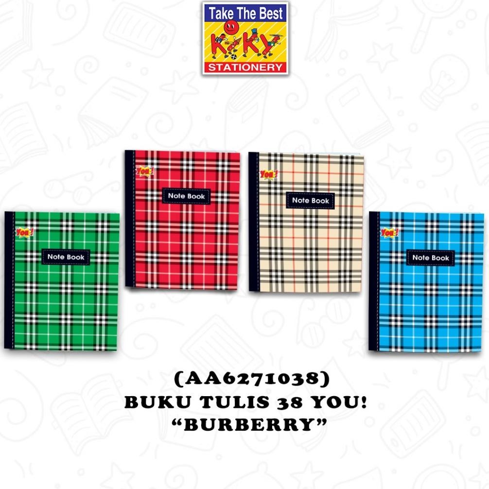 

Promo Bulan Ini 1 Pack / 10 Pcs Buku Tulis Murah You By Kiky Isi 38 Lembar