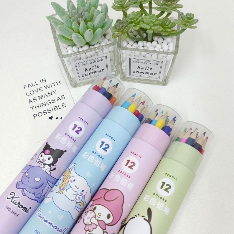 

Mewah (12/24Warna) Pensil Warna Tabung / Pencil Warna Color Tube 12/24 Warna