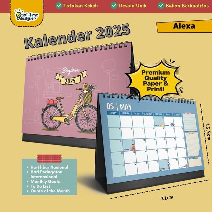 

HOT PROMO Alexa Kalender Duduk Journal Catatan Bisa Ditulis