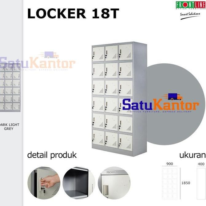 

HOT PROMO Loker Besi 18 Pintu Frontline / Locker Besi 18 Pintu