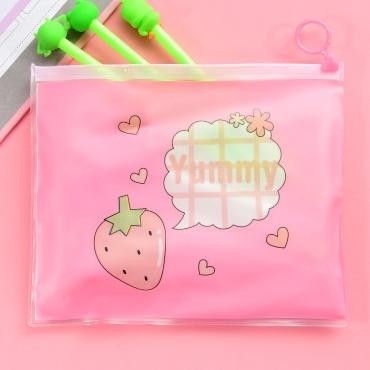 

Revolusioner Pulpen Gel Karakter Lucu Set Isi 20Pcs Pena Free Zipper Pouch Tempat Pensil Transparan Murah Stockami A15