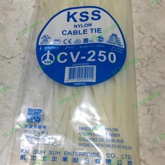 

SALE KSS CV 250/ Cable tie KSS 25cm /Kabel ties KSS 25cm x 4.8cm/KSS 25cm