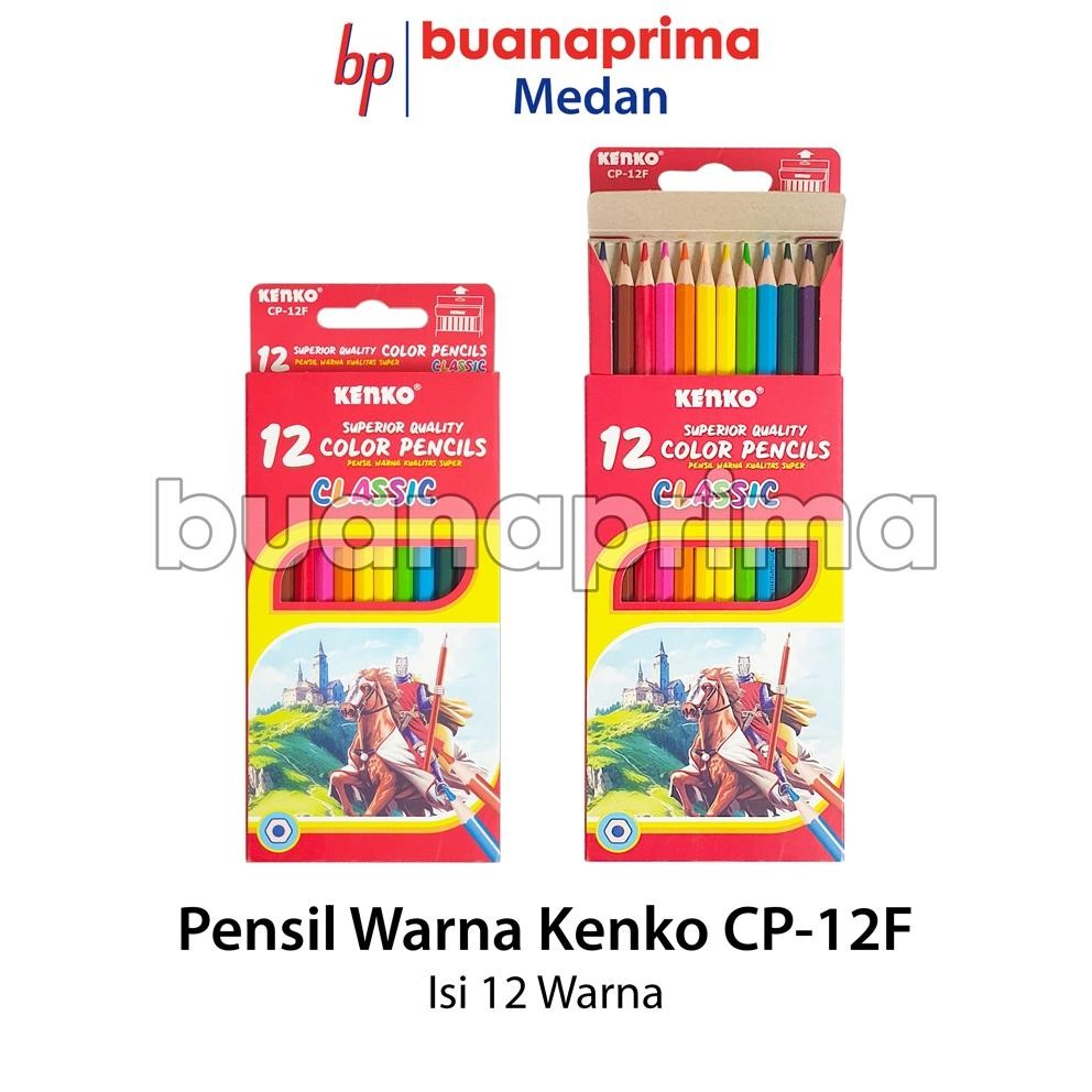 

Elegan Pensil Warna Kenko 12 24 Warna Panjang Pendek Pencils Colour