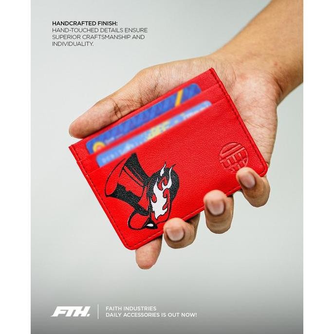 

HOT SALE Faith Industries "Joker Persona" Card Holder Red