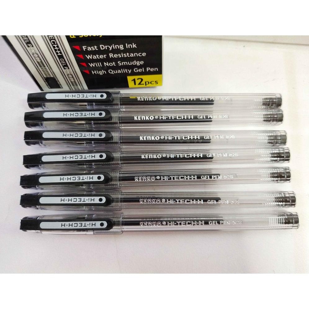 

New (Pak) Pulpen Kenko Hi Tech 0.28 Mm/ Bolpoin Hi Tech Kenko 0.28 Mm