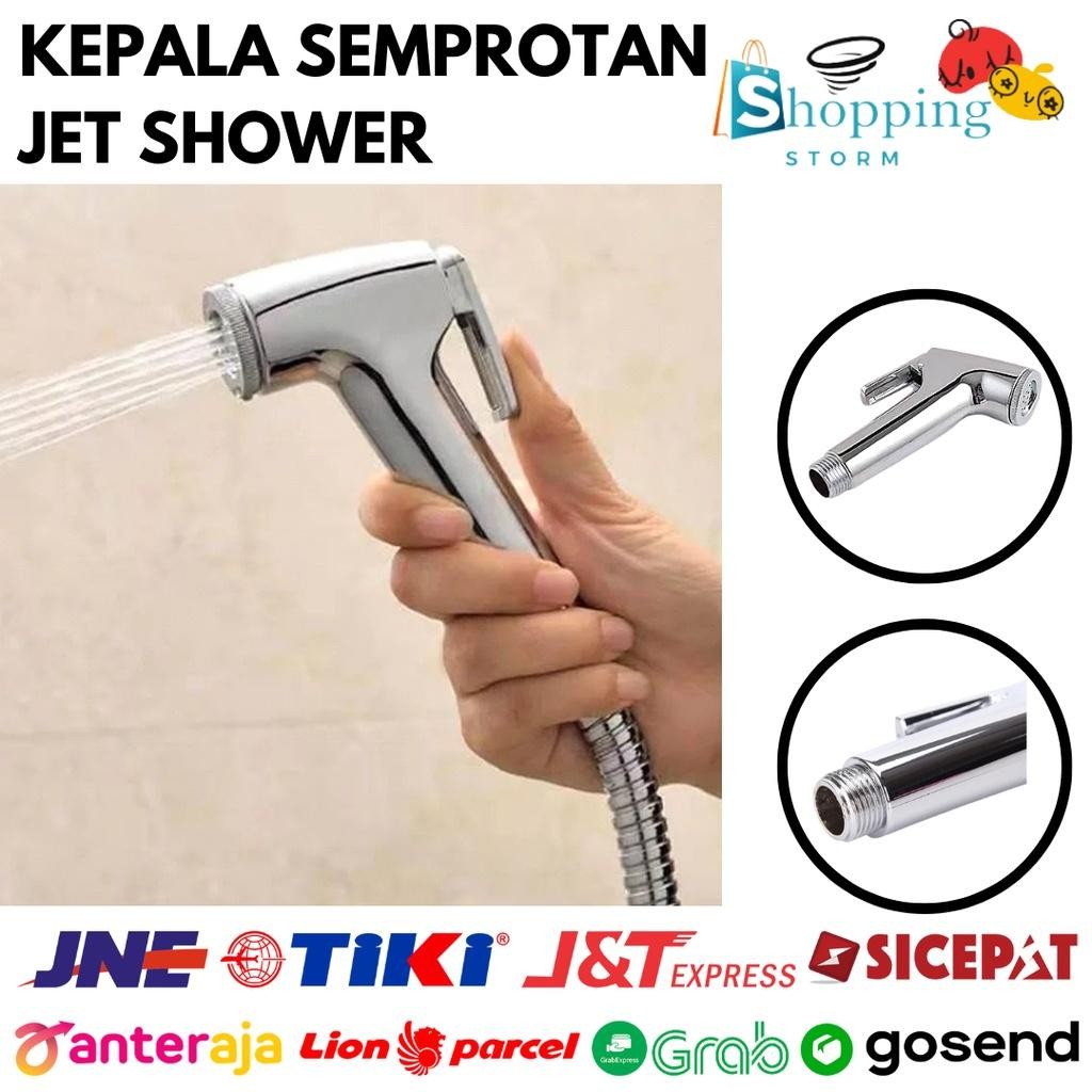 Kepala Jet Shower Kepala Toilet Bidet Closet Tekanan Tinggi