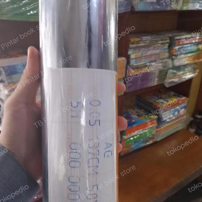 

TERMURAH plastik sampul buku gulungan 1 rol untuk 100 buku ukuran 35 cm 0,05