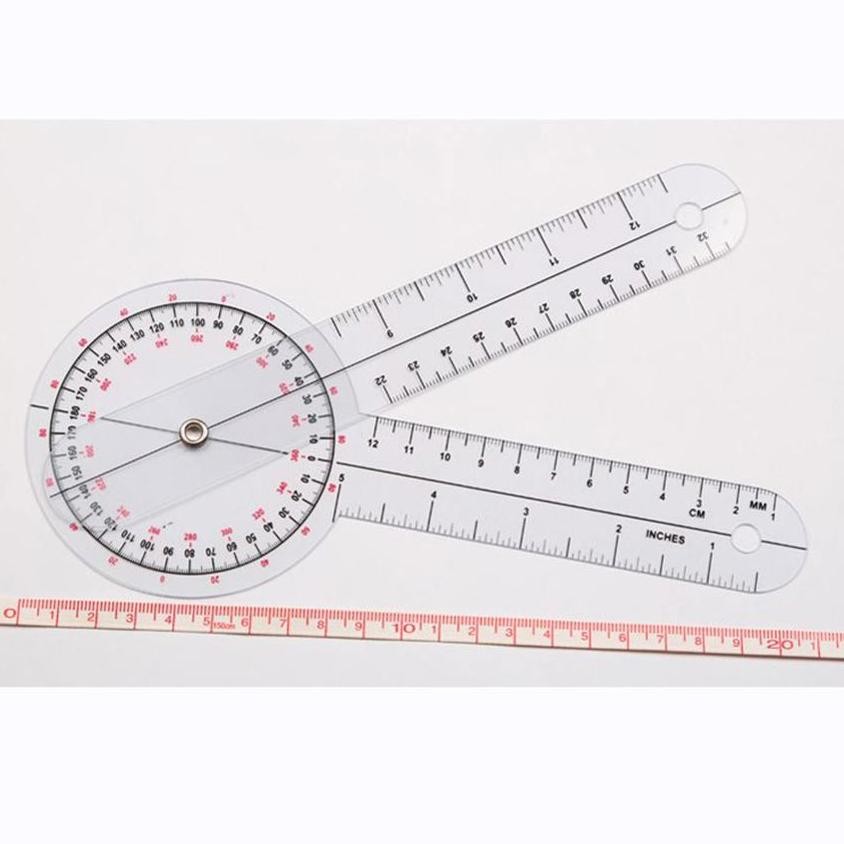 

Premium Alat Ukur Goniometer Fisioterapi Penggaris Tulang Sendi Penggaris Sudut Angle Ruler High Quality
