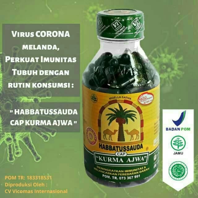 Habbatussauda Cap  Kurma Ajwa | Habbatussauda Habasyi Bin Afif | Habasyi Oil | Innolife